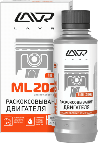 Ln2502 Раскоксовывание двигателя ML-202 (для двигателей до 2л) LAVR 185 мл